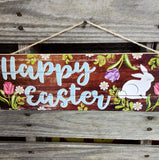 Wooden Happy Easter Sign