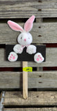 Small Easter Bunny Wood Sign