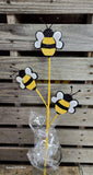 24" Bumble Bee Glitter Stem