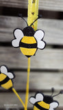 24" Bumble Bee Glitter Stem