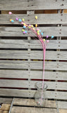 40" Glitter Egg Stem