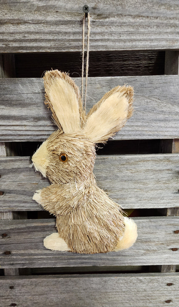 Straw Bunny Ornament