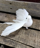 12 pcs - Large Artificial White Dove