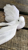 12 pcs - Large Artificial White Dove