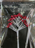 12 Stems - Crystal Stone Corsage Sprays