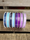 3/8" satin and Sheer Corsage Ribbon 25yd