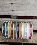 3/8" Satin Sheer Corsage Ribbon 25yd