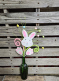 Foam Bunny and Egg Stem