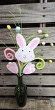 Foam Bunny and Egg Stem