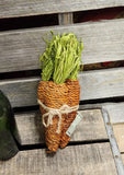 Set of 3 Straw Carrot Bundle