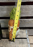 Set of 3 Straw Carrot Bundle