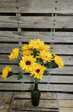 20" Silk Sunflower Bush