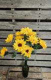 20" Silk Sunflower Bush