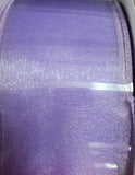 2.5" Wired Sheer Ribbon 50 YD Roll