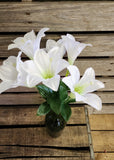 Easter Lily Bush Artifical