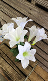 Easter Lily Bush Artifical