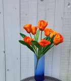 Feathered Silk Tulip Bush x9