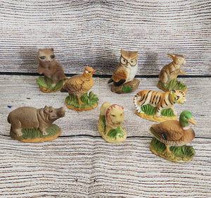 Ceramic Animal Set of 8