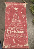 Fabric Christmas Signs