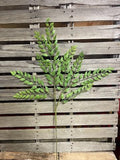 42" Plastic Rose Leaf Stem