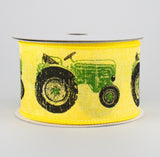 2.5" Tractor Wired Ribbon 10 yd