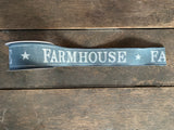 3 COLORS - 2.5" 10 yards FARMHOUSE Wired Canvas Ribbon