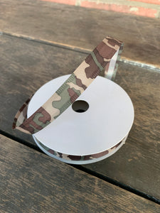 5/8" 25 yards Camo Wired Ribbon