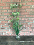 35" Queen Ann Twig Grass Bush - Cream