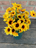 16" Sunflower Mini Bush