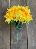 16" Mum Bush x9 - Bright Yellow