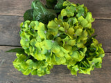 22" Hydrangea Bush x7 - Sage Green