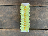 12 pcs - 3" Artificial Lime Green Butterflies