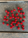 36 pcs - Mini Artificial Ladybugs