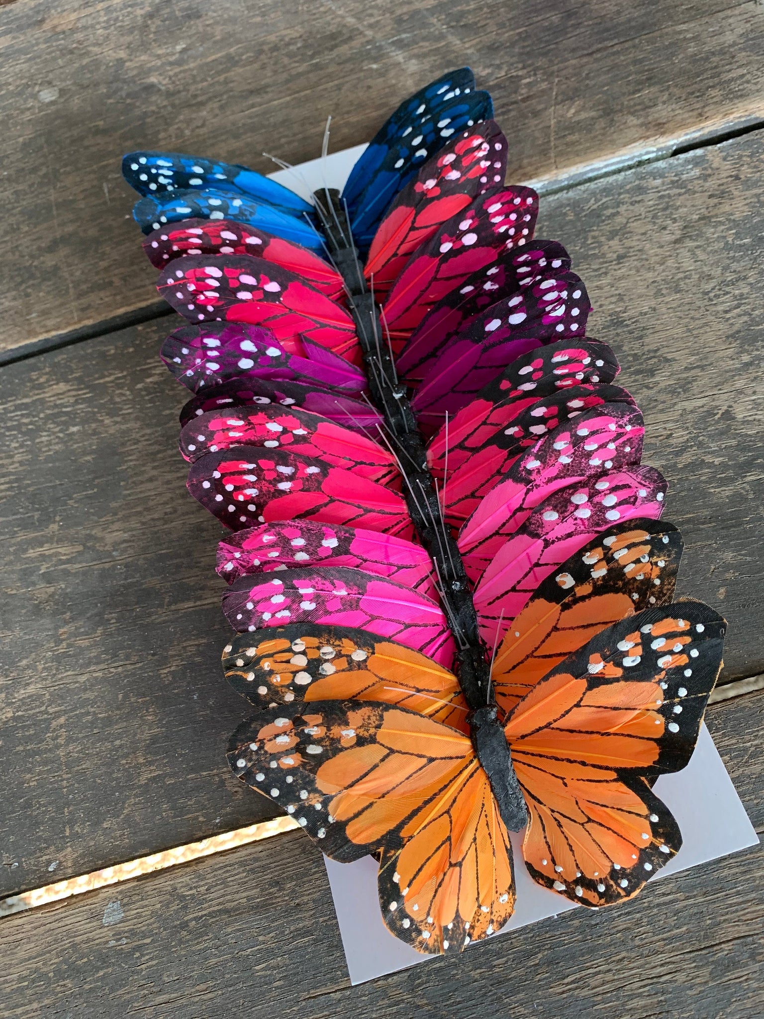 12 Butterflies Feather Butterflies Artificial Fake Butterfly