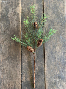 26" Pine Spray x7 with 3 Pinecones