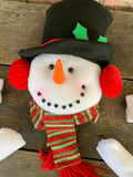 5 Piece Snowman Wreath Kit with Scarf and Earmuffs