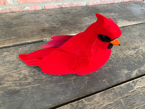 6" Large Artificial Cardinal