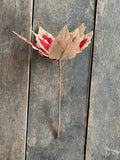 10"x20" Burlap Poinsettia