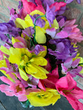 27" Mixed Bush x40 - Purple Pink Yellow