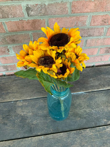 16" Sunflower Bush x7