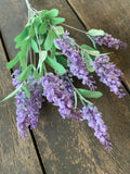 18" Heather Bush - Lavender Dark Purple