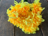 16" Mum Bush x9 - Bright Yellow