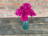 16" Mum Bush x9 - Fuchsia