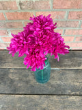 16" Mum Bush x9 - Fuchsia