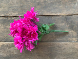 16" Mum Bush x9 - Fuchsia