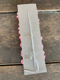 12 pcs - 3" Artificial Light Pink Butterflies