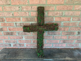 Green Moss Vine Cross