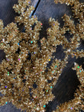 24" Dazzle Glitter Fir Spray x4 - Gold